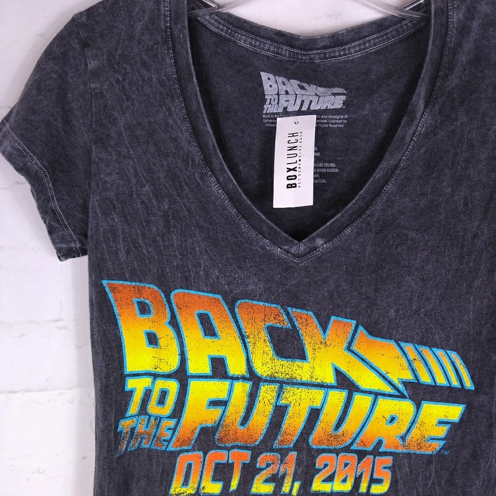 Back To The Future Sz Med Graphic tee Burn Out - Picture 2 of 6